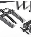 Two Jaw Adjustable Gear Puller For Bearings And Pulleys, Beefy Heavy Duty Separator Tool For Auto Repair And Machinery Maintenance, Carbon Steel
