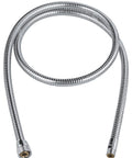 Metalflex Hose 59 Inch Replacement For Kitchen Faucets In Chrome Durable Flexible Metal Tubing For Pull Down And Fixed Faucets