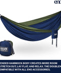 All-In-One OneLink Hammock Shelter System with DoubleNest Hammock and carrying bag, packable for camping and backpacking.