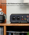 Back view of ZA3 Dual Mode Mini Stereo Amplifier For Home Audio With Mono And Stereo Power Up To 235W Mono And 180W Stereo 48V Power Supply, showing input ports.