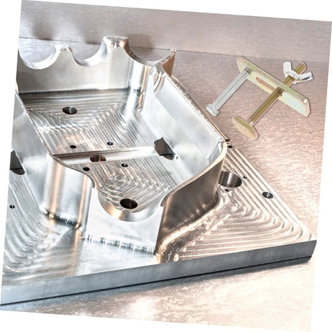 Steel component with 4 Sets T Slot Clamp Kit For CNC Router Workholding, Hold Down Clamps For Engraving Machines And Mini Routers