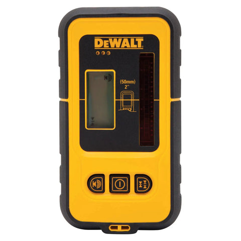 Battery-Free Line Laser Detector For DW088K And DW089K With Backlit LCD, Narrow Or Wide Accuracy, Heavy-Duty Clamp, 50 Meter Range