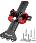 Thin Rip Table Saw Jig With Three Pulleys For Narrow Strip And Repetitive Cuts, Precision Table Saw Guide Fits U Slot and T Slot
