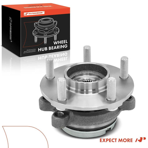 Front Wheel Bearing And Hub Assembly With 5 Lug For Nissan Altima Murano Pathfinder Maxima Infiniti QX60 QX50 JX35 Bolt On Fits 2007 To 2021 Models Durable Hub Smooth Ride Easy Install