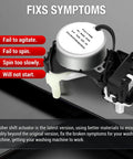 Beefed Up Washer Shift Actuator 120V 60Hz 3RPM CW Easy Install fixing washing machine symptoms
