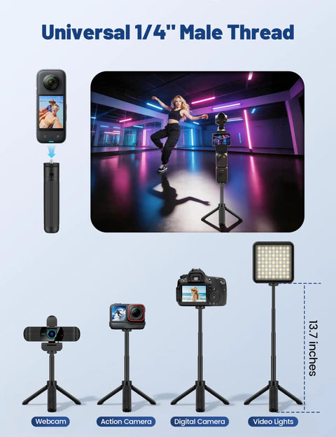 High Grade 1080P Webcam Goes Hard With Sturdy Metal Tripod And Dual Mics delivering zero lag for video use.