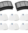 Two Pack HEPA Filters Plus Six Foam And Felt Replacement Filters For Shark Navigator Lift Away Upright Vacuum NV360 NV351