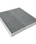 Mitsubishi Engine And Cabin Air Filter Kit for Lancer and Outlander Models 2013 to 2024 showing gray cabin air filter close-up.