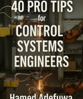 Image of a cover featuring 'Master Industrial Automation With 40 Pro Tips For Control System Engineers Who Want To Crush It On The Job And Level Up Their Game Fast'.