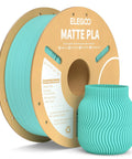 ELEGOO Matte PLA filament spool, teal green, 1kg, 1.75mm, cardboard spool for FDM 3D printers.