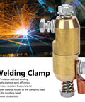 Ditch The Wire Tangle With This 360 Degree Rotation Welding Ground Clamp Made From Solid Brass To Keep Your Soldering And Welding Work Super Smooth And Highly Efficient For Any Pro Or Hobbyist.
