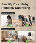 Simplify life with Dual Independent Socket Wireless Remote Outlet for easy control in home and office, enhancing accessibility.