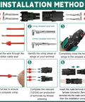 Weather Pack Connector Kit Bundle With 401 Pieces installation steps for automotive wire connectors and terminals assembly