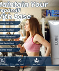 Silicone Treadmill Belt Lubricant For Smooth Quiet Runs And Easy Maintenance Walking Pad Lube With Easy Apply Solution To Cut Friction And Extend Belt Life Hundred Percent Silicone Oil, tube