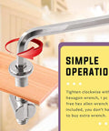 No Fuss Premium Heavy Duty M6 Screws Kit Featuring Barrel Nuts Allen Wrench Hex Socket Head Caps for easy furniture assembly.