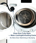 Magnetic Front Load Washer Door Prop and Holder with Strong Magnet and Flexible Hose for Better Ventilation and Airflow