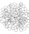 Stainless Steel Spring Lock Washers M8 Split Lock Washers Kit For Bolts And Screws Repair 100 Pieces For Home Garage DIY Projects DIY Friendly Pro Grade Build Tough And Reliable, pile of silver split washers