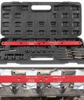 Pro Grade Manifold Drill Template For GM LS Engines 4.8L 5.3L 6.0L Chevy Removal Tool Kit in case with components