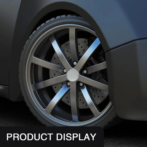 Heavy Duty Abs Wheel Center Caps 4 Pack Rust Proof Snap In Hub Covers Universal 2.12 Inch Outer Diameter on stylish rim