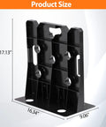 Heavy Duty Wire Dispenser Rack And Workstation For 34 Inch Reels, 400 Lb Pro Grade Steel Spool Holder dimensions illustration