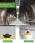 Ultra Bright 100 Foot LED Construction String Lights With Aluminum Housing 200W Total Power 20000 Lumens for work sites
