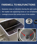 Washer Tub Stem and Seal Repair Kit With Hub Assembly and Spanner Nut for Maytag, JennAir, Admiral, and Whirlpool Washers image