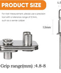 Beefy 3/16 X 1/2 Internal Locking Dome Head Structural Pop Rivets Crafted From Premium 304 Stainless Steel For Rust Proof Durability And Knockout Grip Heavy Duty Fasteners Built To Handle Any Gritty Workshop Task With Thirty Pieces showing product size and grip range specifications.