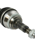 Front Driver Side CV Axle Assembly Fits Lexus RX 350 2010 2022 Toyota Venza 2009 2015 And Highlander 2013 2014 2015 2016 2.7L OE Quality Replacement With Neoprene Boot, close-up splined shaft