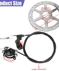 Mini Bike Disc Brake Kit With 180mm Lever Rotor And Rear Caliper Replacement For Coleman CT100U CC100X Baja Motorsports DB30