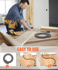 39 Inch Flexible Router Template For Woodworking With Edge Guide Kit used by craftsman for precision trimming and smooth curves