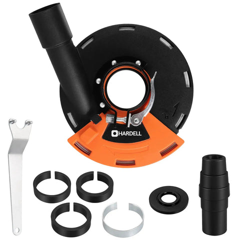 Universal 4.5 to 5 Inch Angle Grinder Dust Shroud Attachment 125mm Fits Most Brand Grinders For Heavy Duty Cleaning And Grinding