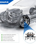 Front Wheel Bearing Hub Assembly For Nissan Sentra 2.5L with 5-bolt design shown in car diagram, excluding 2.0L engines.