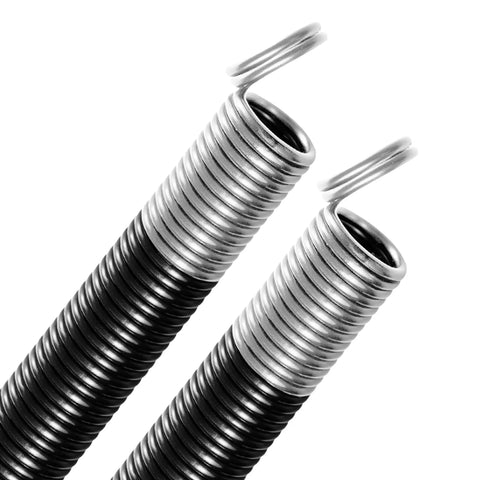 210 Lb Heavy Duty Double Loop Garage Door Extension Spring Two Pack White Workhorse For Easy Garage Door Replacement And Repair Fits Standard Doors And Torsion Systems