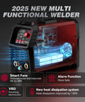 Beast 5 In 1 DC TIG Welder With Pulse HF Lift Spot And Stick Modes, 200 Amp, LED display, smart fan, and heat dissipation system