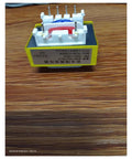 2 Pack EI35 Isolation Transformer 220V To 12V 350mA Power Transformer shown from side on wooden table