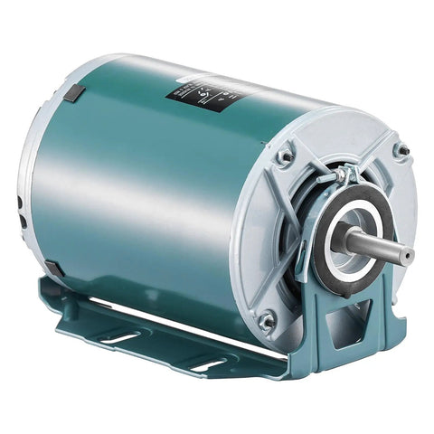 Half Horsepower Furnace Blower Motor With Belt Drive, 1720 RPM, 115 V, 7.1 A, Single Phase, 0.5 Inch Shaft, Reversible CW CCW