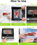 Using Chamber Vacuum Sealer With Large 6.8 Qt Chamber And 12 Inch Seal Bar For Home Cooks And Pro Kitchens in step-by-step guide