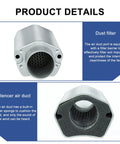 Heavy Duty Industrial Regenerative Blower For Pond Aeration And Pool Oxygenation 7.5Kw With Dust Filter showing dust and silencer air ducts.