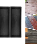 2 Pack Walk Path Maker Stone Mold Paving Paver Molds For Concrete Reusable Walkways For Patio Lawn Garden Easy To Use DIY