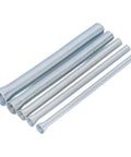 Pro Spring Steel Pipe Bender Kit 1/2 In 5/8 In for soft copper tubing showing five metal bender coils for precise bending.