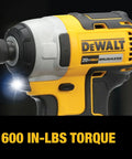 20V Max Cordless Drill And Impact Driver Combo Kit with brushless motors, bright LED light, and ergonomic grip