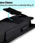 Close-up of Scanner Holster For Zebra TC75x TC75 TC70x TC70 TC72 TC77 with Velcro closure, showing secure attachment.