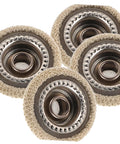 Close-up of snap rivets from the 10 Piece Car Roof Headliner Repair Kit With Snap Rivets And Retainers For Quick Fixes.