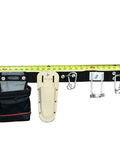 Scaffold Tool Belt for Builders and Carpenters, Heavy Duty Scaffolding Belt Fits 30 To 44 Inch Waists, Nail Pouch, Hammer Holder
