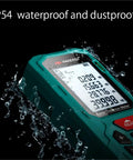 Digital Laser Rangefinder And Heavy Duty Tape Measure High Precision 120M Distance Meter Built Like A Tank For Contractors waterproof and dustproof design with digital display
