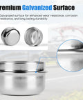 Built To Last 1.98 Inch Trailer Axle Dust Caps Zinc Plated Hub Bearing Dust Cap For 2000 To 3500 Pound Axles with galvanized finish