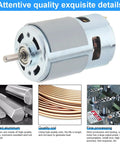 Mini Table Drill Kit With 12-24V DC Motor, 10000-20000 RPM, quality aluminum, coil, and fine processing details.