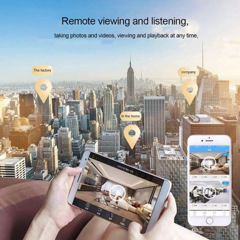 Remote viewing of Stealthy Hidden Spy Camera Water Bottle HD 1080P via tablet and phone with WiFi for security.