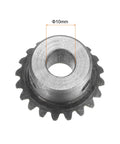 Close-up of bevel gear with 10mm shaft hole, part of Bevel Gear Set 2 Pack 1M 20 Teeth 10mm Shaft Hole 1 To 1 Ratio 1.5 Module