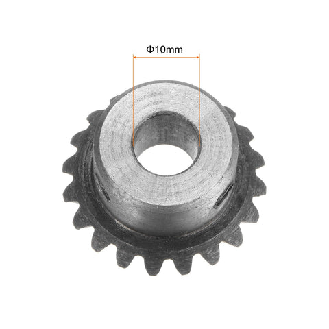 Close-up of bevel gear with 10mm shaft hole, part of Bevel Gear Set 2 Pack 1M 20 Teeth 10mm Shaft Hole 1 To 1 Ratio 1.5 Module